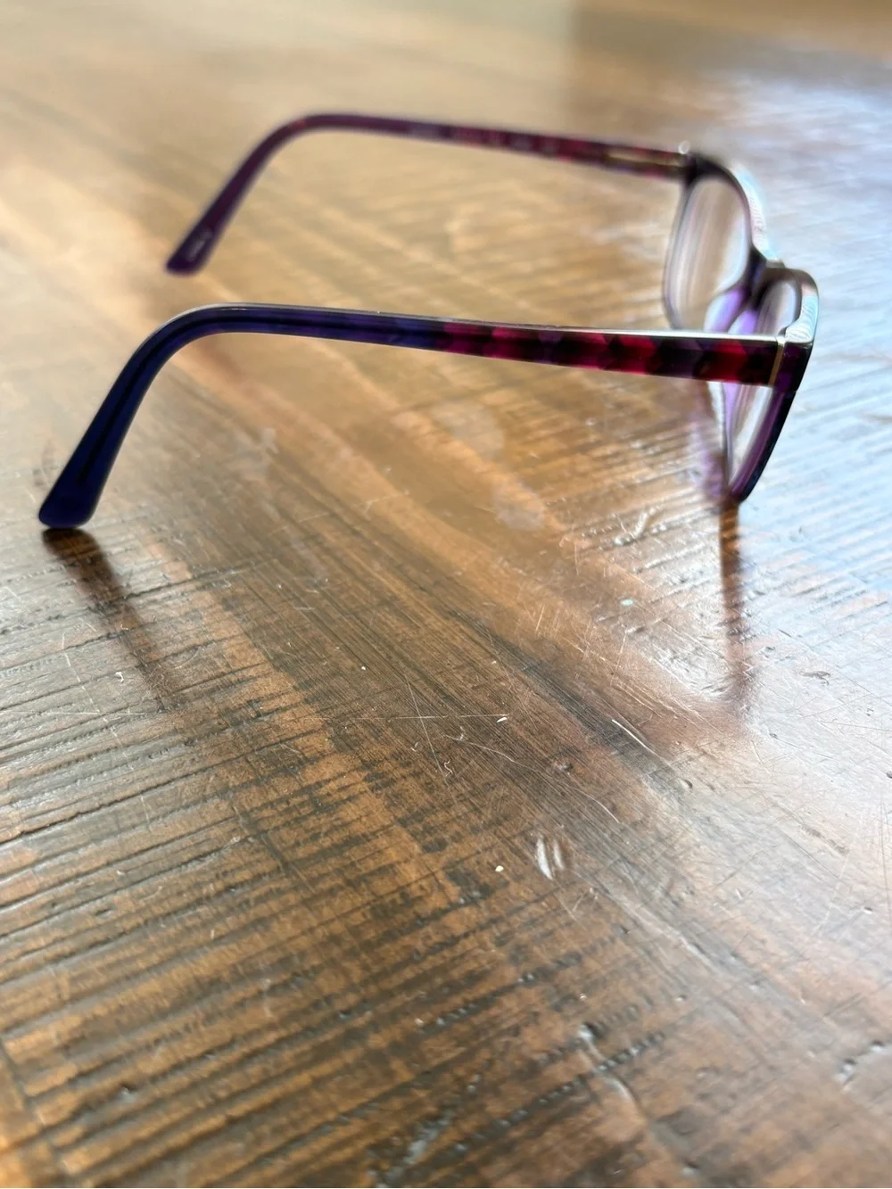 Sofia Vergara “Isobel” Purple Tortoise Eyeglass Frames 53-17-140